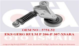 ALTERNATÖR GERGİ RULMANI GERDİRİCİ P206 1.4i-1.6i-16 16V 98- -XSARA 1.4i-1.6-1.6 16V 97-05-INA 534003710-5751.52-96218349