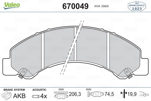 ÖN BALATA ISUZU-VALEO-8973292660-8982100000