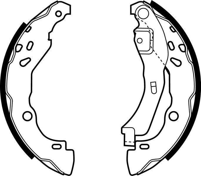ARKA FREN PABUÇ BALATASI RENAULT CLIO II 98 CLIO IV 12 CLIO SYMBOL 02 SYMBOL III 13 DACIA SANDERO 08 LOGAN 06 SANDERO II 12 LOGAN II 12-DELPHI LS1929-440609415R-6001551409-7701207178