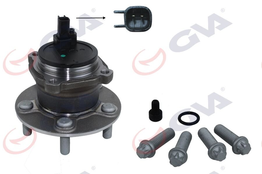 ARKA TEKER PORYASI RULMANLI FOCUS C-MAX 07 11 -FOCUS II 04 11 ABS Lİ 5 BİJON SENSOR DAHIL-GVA 4735111-7M512C299AD-1766628-30736885