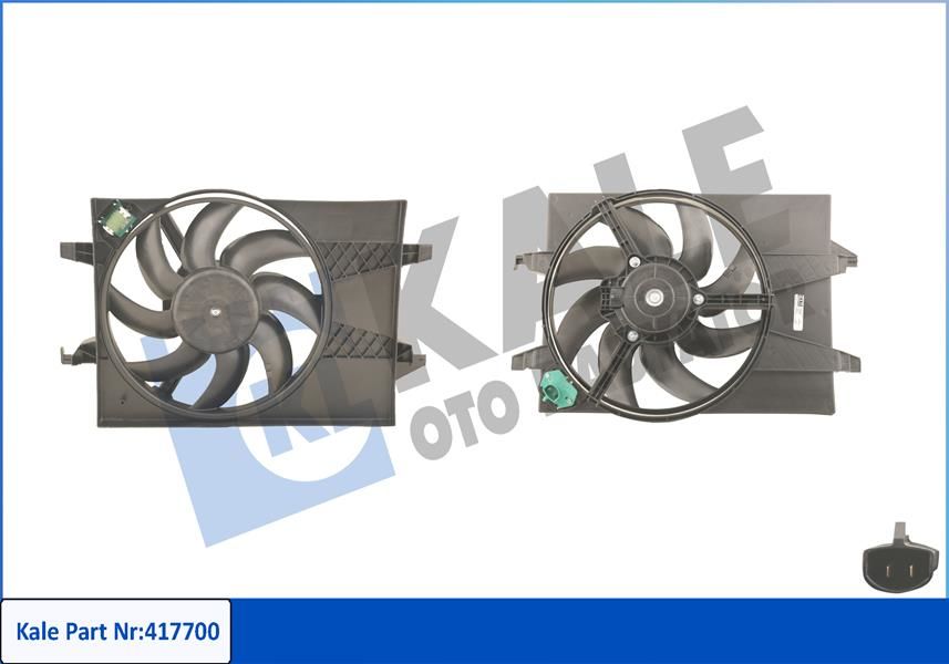 FAN MOTORU KOMPLE AC FIESTA V FUSION 1.25 1.4 16V 1.4TDCI 02 08 MAZDA II MAZDA III 1.25 1.4 03 09 KLIMALI-KALE 417700-2S6H8C607EF-1495676-1306759