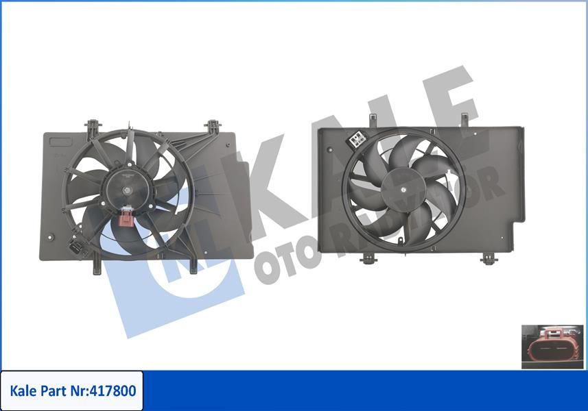 FAN MOTORU DAVLUNBAZLI KOMPLE AC FIESTA VI COURIER 14 1.4TDCI 1.5TDCI 1.6TDCI 08 B MAX 12 1.5TDCI 1.6TDCI-KALE 417800-1525897-1541278-8V518C607CK
