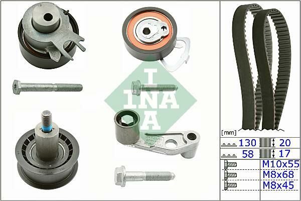 TRİGER SETİ 130x20 POLO-CORDOBA-GOLF4-FABIA-BORA 1.4-1.6 16V BCB-BBY-BUD-BBZ-BKY-AHW-AJV-AZD-CGGB-INA 530036010-036198119B-036198119F
