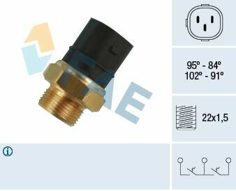 FAN MÜŞÜRÜ BORA 98-05 -GOLF III 91-97 -GOLF IV 97-05 -PASSAT 94-96 -POLO 90-01-FAE-1H0959481B-191959481C