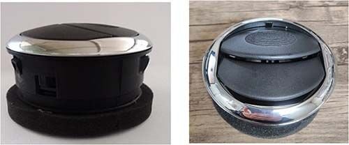 KALORİFER HAVALANDIRMA DİFRİZÖRÜ ÖN GÖĞÜS SAĞ-SOL NİKELAJLI BIPPER-NEMO-FIORINO-NUH 200123-735461076-8265.FA