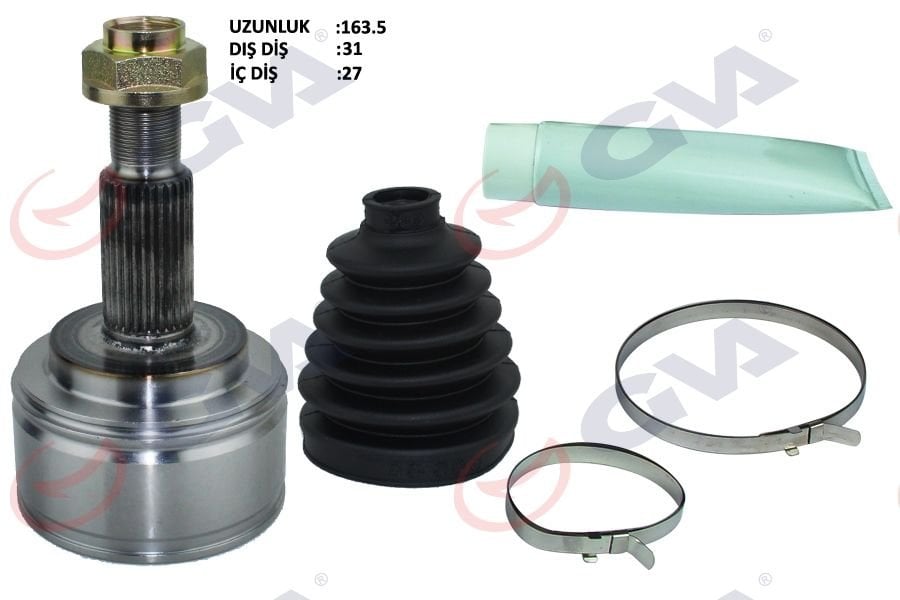AKS KAFASI DIŞ ÖN MASTER 3-MOVANO II 2.3 DCİ 6 VİTES 10- 31x27x70 164mm-GVA 4419030K-8200842365-391009620R-8200842369