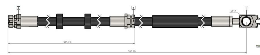 FREN HORTUMU ön RAPID Spaceback NH1 NH3 12-..-CAVO C900897A-6R0611701A-6R0611701B-6R0611701F
