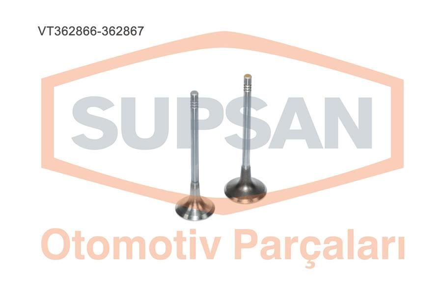 SUBAP EMME EGZOZ FOCUS III 11 17 FIESTA 08 17 COURIER 14 B-MAX 1.5-.16 TDCI VOLVO C30 S40 II S60 II V50 D2 07 12 P207-P308-P508-C3-C4-C5-DS3-DS4-DS5 1.6HDI Euro5 8V IN-4/EX-4-SUPSAN VT362866-362867-AV6Q6505-AV6Q6507-0948.F7-0949.F5