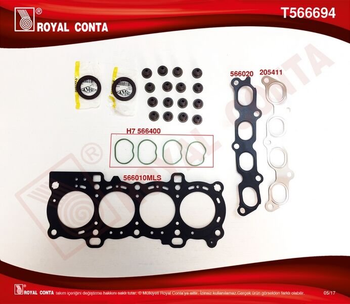 x ÜST TAKIM CONTA SKT KEÇELİ SUBP.LAST SUBAP KAPAK CONTASIZ FOCUS II 1.6 16V 03 100HP-ROYAL T566694-3S4G6008AA