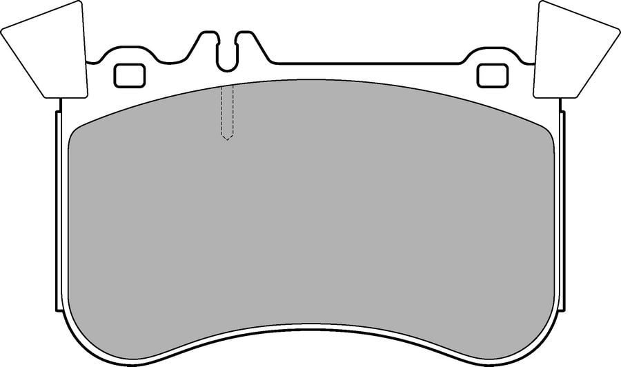 FREN BALATASI ÖN 4-matic MERCEDES X156 W176 C117-DELPHI LP3242-A0084203220