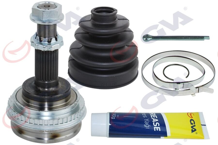 AKS KAFASI DIŞ ÖN COROLLA E9/E10/E11 1.3/1.6i 92-02 ABS Lİ 48 DİŞ 26x23x56 151.5mm-GVA 4471052K-4341012191-4341020444-4342020111