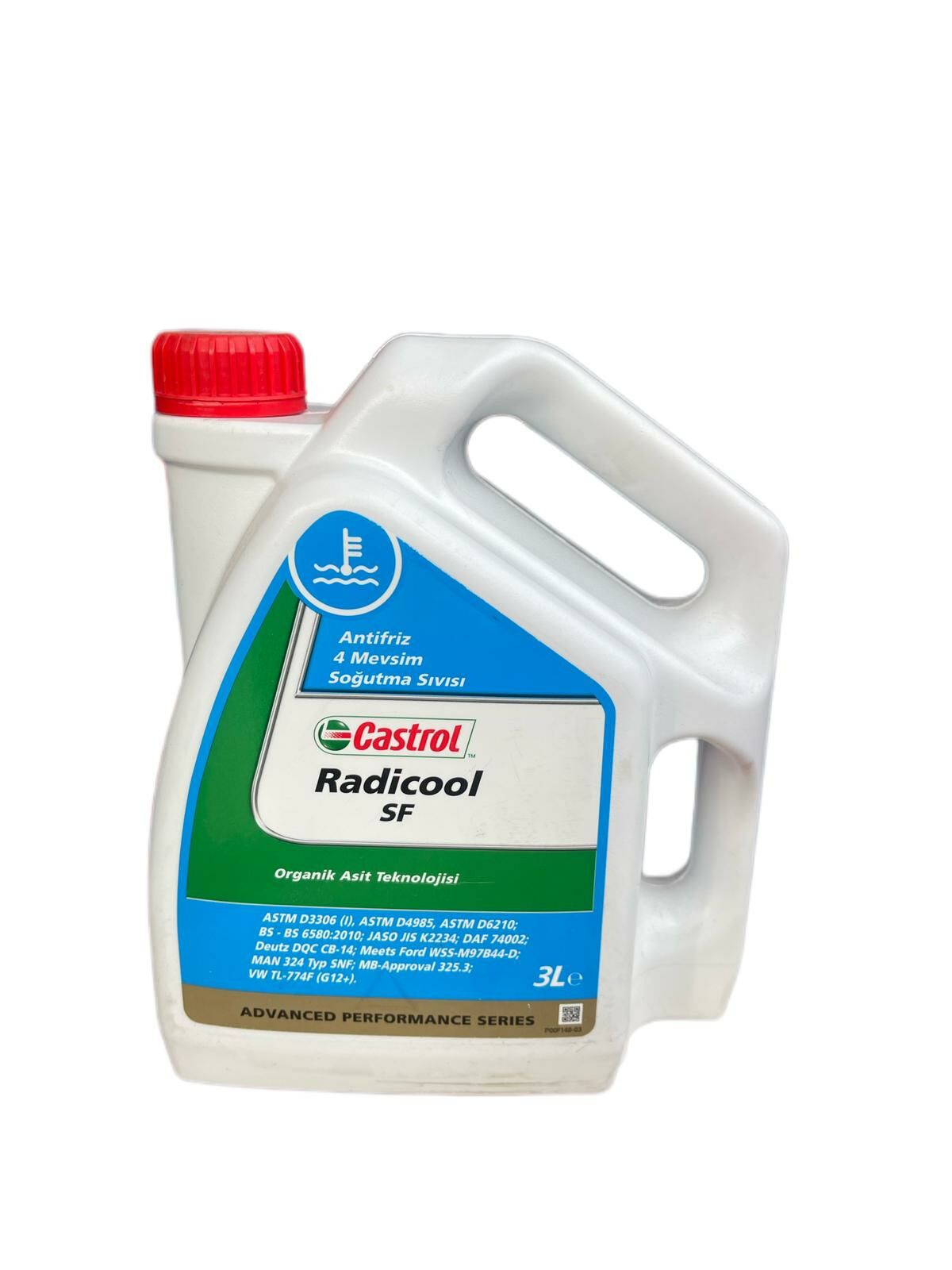 Castrol Radicool Sf 3 Litre Organik Kırmızı Konsantre Antifriz