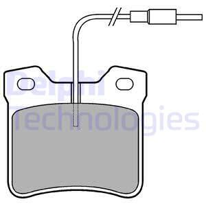 FREN BALATASI ARKA MERCEDES W638 B901 B902 . PEUGEOT 406 605-DELPHI LP667-A0034200020-4251.93