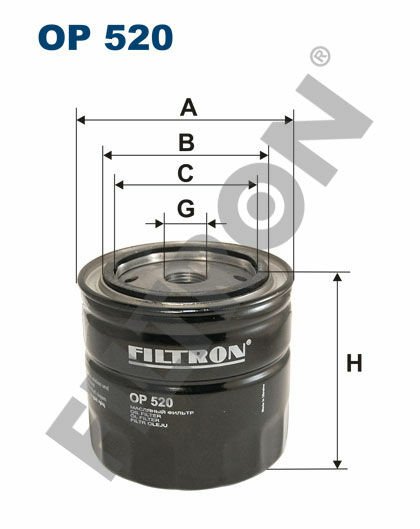 YAĞ FİLTRESİ TOFAS DOGAN 1.6 IE 80HP 97-02-FILTRON OP520-8349409