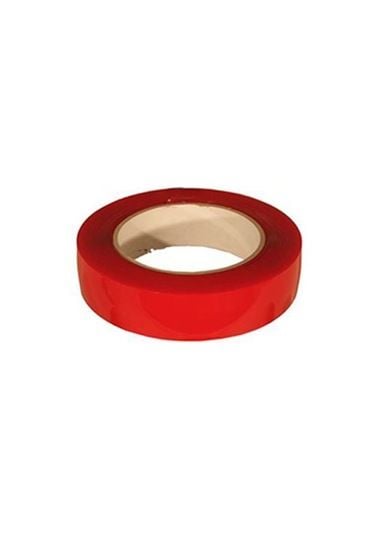 ÇİFT TARAFLI BANT 20mm x 5mt KIRMIZI ŞEFFAF-CEVHERS CTB320