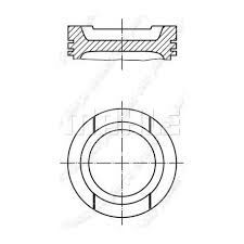MOTOR PİSTON SEGMAN 0.50 GOLF 1.6 16V-PASSAT-JETTA-A3 BFQ-ALZ-BGU 81.51 033PI00020101-MAHLE-06A107065N-06A107065BN-06A107065BJ