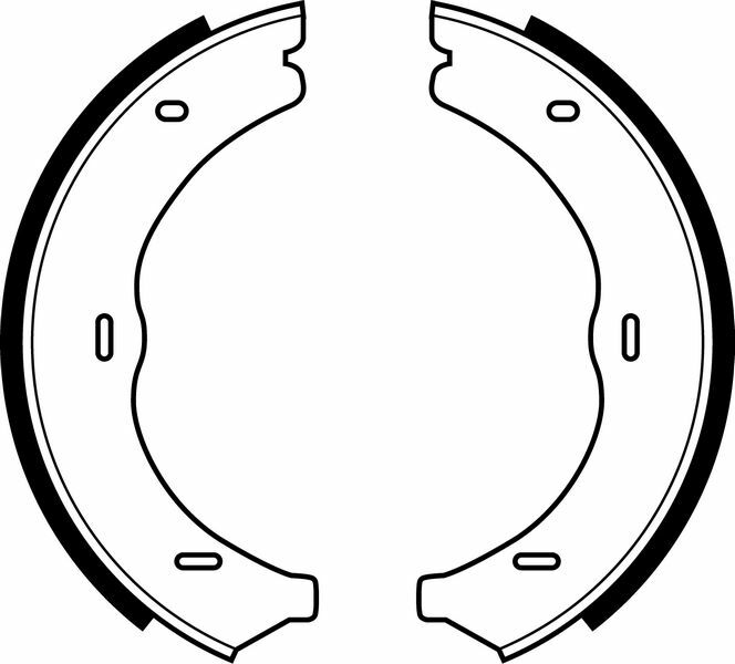 FREN BALATASI ARKA PARK FRENI MERCEDES VITO W639 W447-DELPHI LS1967-A6394200220