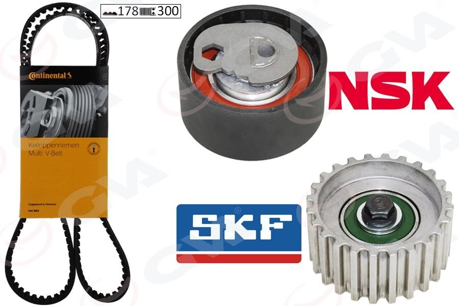 EKSANTRİK GERGİ KİTİ 178x300 DUCATO 2.3D- JTD 06- -DAILY II-III 02- F1AE0481C CONTINENTAL KAYIŞ-GVA 59T2917C-71736716