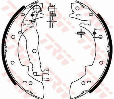 ARKA PABUÇ BALATA R21-CNCRD-P305-P405 228x42-TRW-7701202381-4241.56