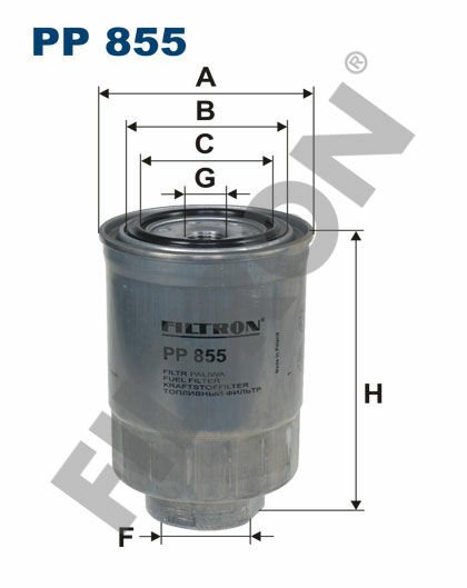 MAZOT FILTRESI MAZDA B2500 BT50 D 06 10 RANGER D 99 10 L200 2.5 DI 07 15 TOYOTA HILUX- PİCKUP COROLLA 1.8-2.0 DZL-CARINA II-HIACE II 2.4 D-FILTRON PP855-9M349150AA-WE0113ZA5A-1770A053