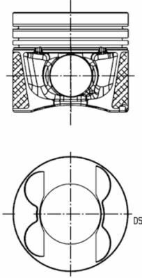 PISTON SEGMAN 0.25 83.25mm MERCEDES OM651 W204 C218 W212 W166 W221 W639 B906-KOLBEN 40776610-A6510301017