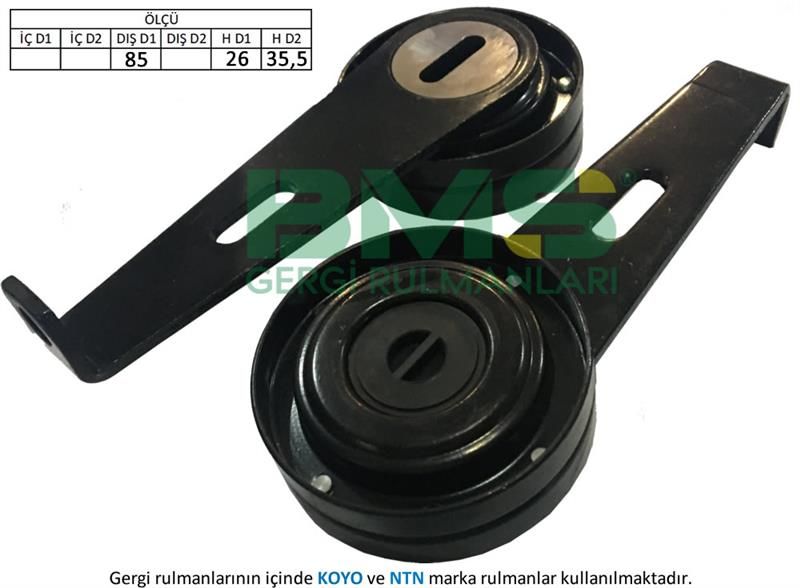 ALTERNATÖR GERGİ RULMANI BOXER-DUCATO-PARTNER-P306-405-406-EXPERT-BERLINGO-JUMPER-JUMPY 1.9D-1.9TD-BMS 071-5751.15-5751.38-9627860780-9627860