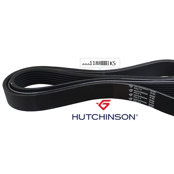 1188 K 5 KANALLI KAYIŞ PALIO 1.2 58380-HUTCHINSON 5PK1188-46549624