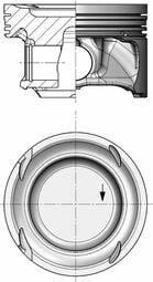 PISTON SEGMAN STD 83.00mm MERCEDES M270.920 W176 W246 C117 X156-KOLBEN 40859600-A2700301917