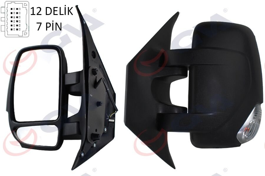 DIŞ DİKİZ AYNASI SOL MASTER-MOVANO 10 ELEKTRİKLİ ISITMALI SİNYALLİ KONVEKS SOL L VM-971EHL-GVA 1019266-963021976R-963020131R-4419408