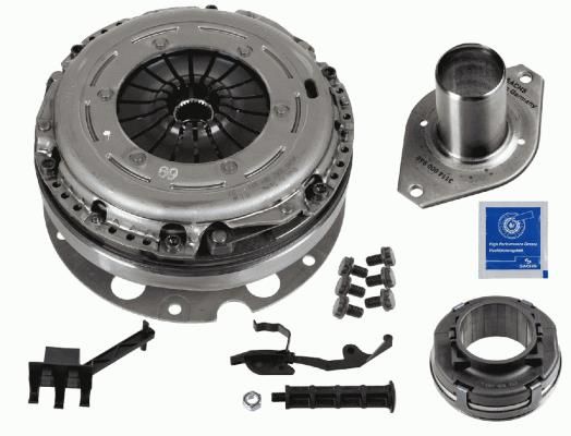 VOLANLI DEBRİYAJ SETİ SET BILYA A4-A5-Q5 1.8-2.0 TFSI CJEB-CDNB-CFKA-CAEB-CDNC 2008-SACHS 2290601098-0B1105266AG-0B2141117A