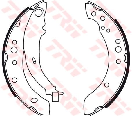 ARKA PABUÇ BALATA COLT 1.1 1.3 1.5DI-D 04 6.12 SMART FORFOUR 04-06 ABS SIZ ARAÇLAR İÇİN 203x38-TRW GS8769-MN186120-A4544200202