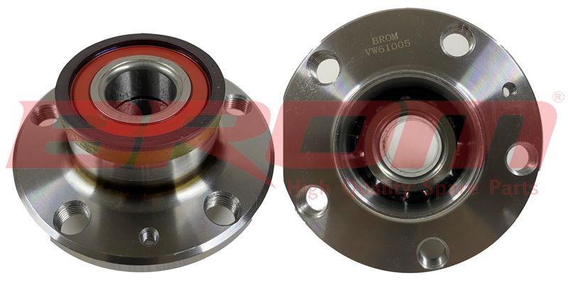 ARKA TEKER PORYASI RULMANLI POLO 1.4i 16V 01-12 ABS Lİ 5 BİJON-BROM VW61005-6Q0598611-0N05-0427