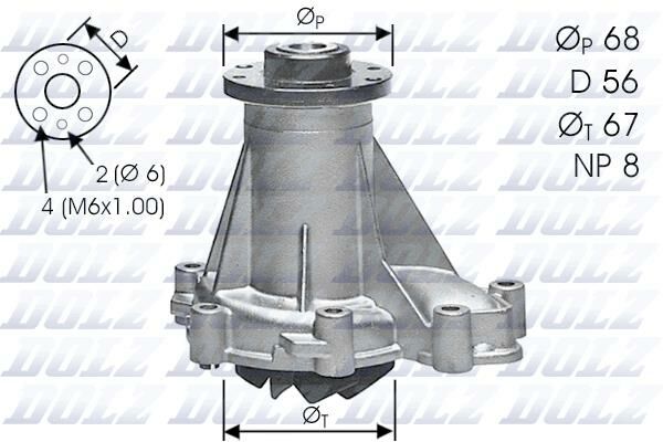 DEVIRDAIM POMPASI MERCEDES OM601 OM602 OM603 OM605 W201 W202 W124 W210 W463 W140 W638 B901 B904-DOLZ M176-A6022000220