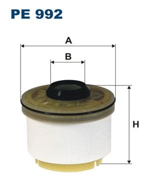 YAKIT FİLTRESİ TOYOTA HILUX D/CAB COMFORT 08-FILTRON PE992-233900L010