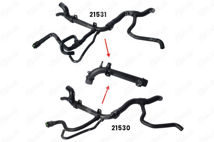 RADYATÖR MOTOR BAGLANTI BORUSU VECTRA B 1.8 -2.0-IBRAS 21532-90499719