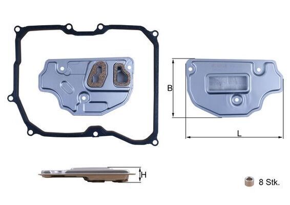 ŞANZUMAN YAĞ FİLTRESİ CONTA İLE BERABER GOLF5/6-JETTA-PASSAT-A3-LEON BAG-BLF-BLP-BSE 1.6-1.6 FSI-MAHLE-09G325429A-09G321370