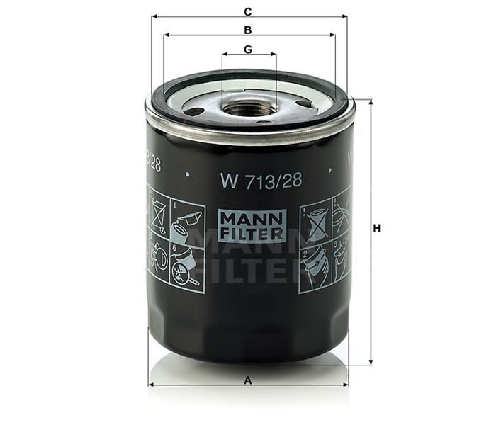 YAG FILTRESI 18 K4F 25 K4F 20 T4H DISCOVERY I LJ 89 98 FREELANDER I L314 98 06-MANN W713.28-LPW100180-LPW100230