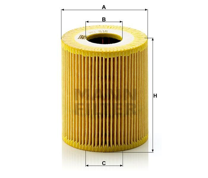 YAG FILTRESI BMW M57 D30 E46 E39 E38 E53 306D1 ROVER RANGE 3 L322 02 12-MANN HU818.X-11422247392-LPZ000020