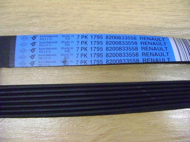 117207944R 7PK1795 KANALLI KAYIŞ MASTER-MOVANO-LGN II G9U 2.5DCI KLİMALI-MY 8200833558-117207944R-8200833555-8200833558