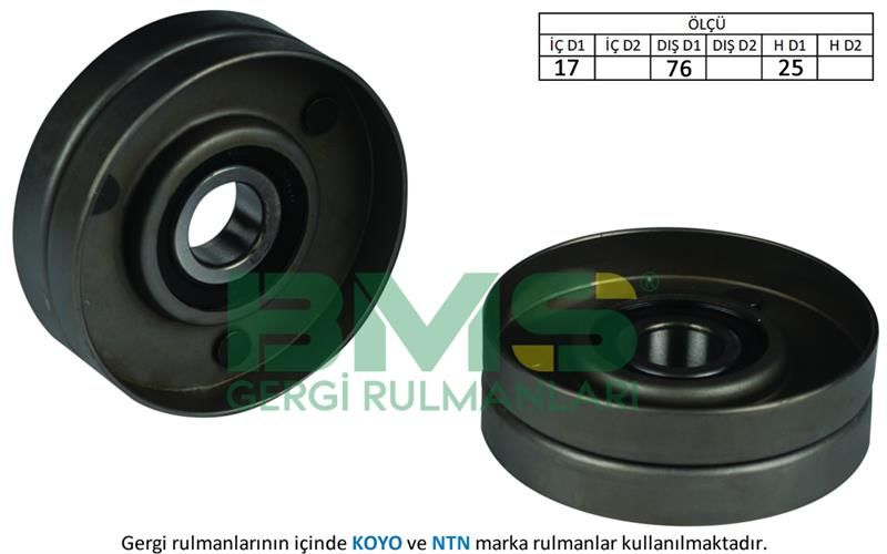 ALTERNATÖR GERGİ RULMANI PASSAT-SUPERB-A4-A6 2.5 TDI 1997-2005 AFB-AKN-BMS-059145276-078903343