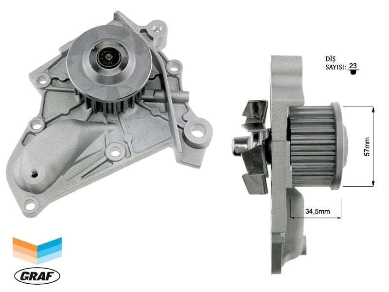 DEVİRDAİM AVENSIS 97-00 -CAMRY 86-91 -CARINA 92-97 -RAV 4 94-00 2.0-GRAF-1610079075-1610079185-1611079025