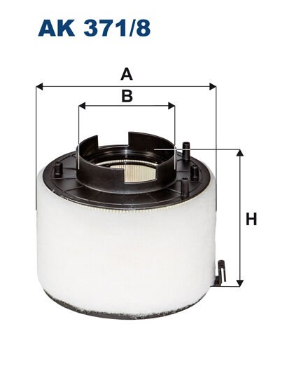 HAVA FİLTRESİ A4-A5-Q5-FILTRON AK371.8-8K0133843L