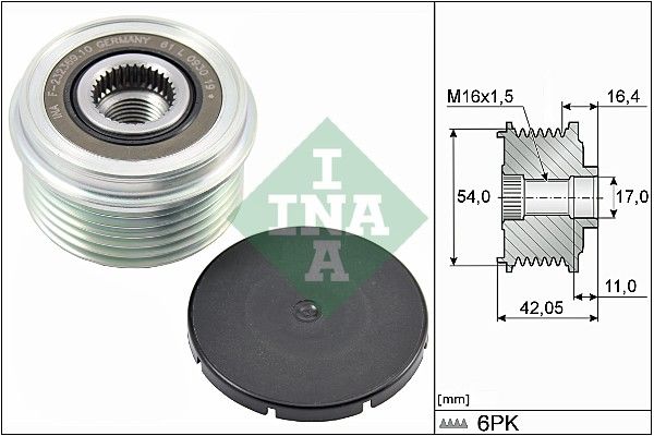 ALTERNATÖR GERGİ RULMANI LAND ROVER DISCOVERY SPORT-INA 535028510-LR077394-LR047579-EJ3210300AC