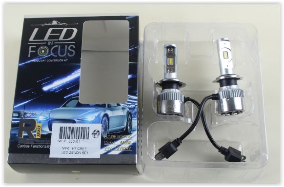 300-30 AMPÜL 12V H7 LED XENON SET CREE LED/ORJ. TEK DEVRE-EMA MFK-H7 OEM