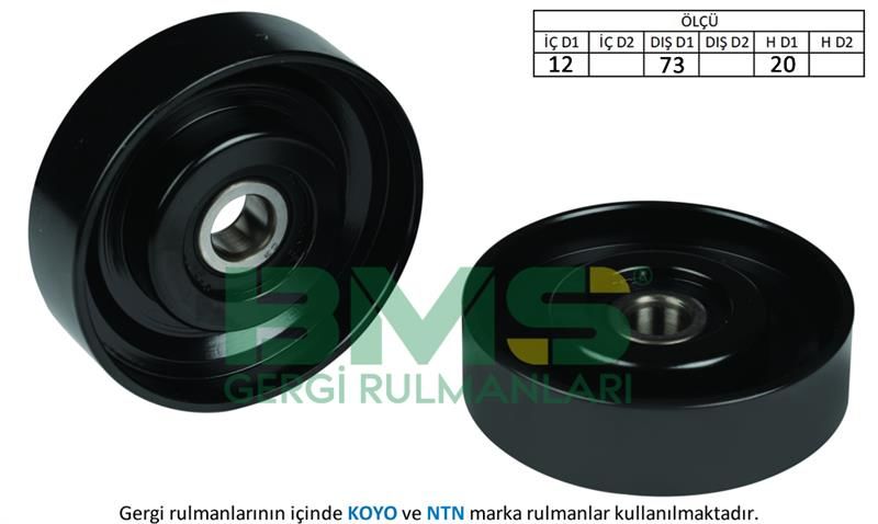 ALTERNATÖR GERGİ RULMANI ACCENT 1.3-1.5 95-99-BMS 115-9782422001