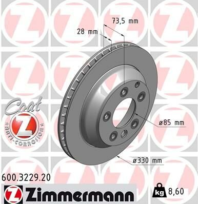 ARKA FREN AYNASI HAVALI TOUAREG 2.5 R5 TDI/3.2 V6 03- 4.2 V8/5.0 V10 TDI 02- 3.0 V6 TDI 04- 6.0 W12 986479095-DF4487S-ZIMMERMANN-7L6615601D-7L6615601J-7L8615601C