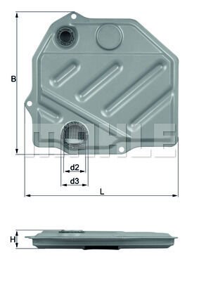OTOMATIK SANZIMAN YAG FILTRESI MERCEDES W201 W202 W123 W124 W210 W126 R107 R129 C107-MAHLE HX46-A1262770295