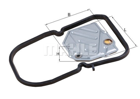 OTOMATIK SANZIMAN YAGI FILTRE SETI MERCEDES W201 W202 W123 W124 W210-MAHLE HX46D1-A1262770295-A1262711180