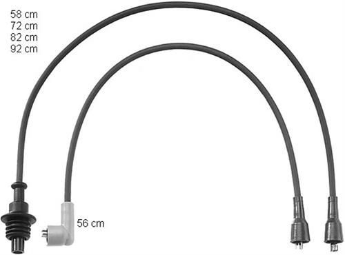 x BUJİ KABLOSU P205-P305-P309-P405-BX 1.6-1.9 8V 83-97-HELLUX HBK.3286-5967.C3-5967.K7