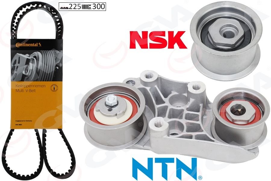 EKSANTRİK GERGİ KİTİ 225x300 VECTRA A-B 2.5 V6 92-00 OMEGA B 2.5 V6-3.0 V6 94-01 K015453XS-GVA 59T9059-9201887-9120501-93188674-636671
